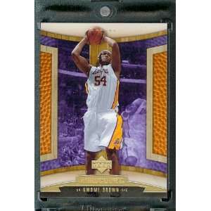  2006 07 Upper Deck Hardcourt #44 Kwame Brown Los Angeles Lakers 