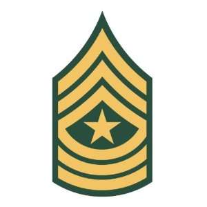  U.S. Army sergeant major rank insignia sticker vinyl decal 