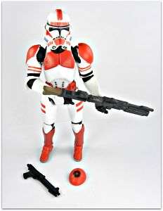 05 Star Wars RotS #6 Clone Trooper w/ Quick Draw Loose  