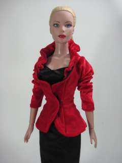   Dress & Red Velvet Cloak for Tonner Tyler Wentworth Dolls and Friends