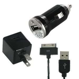  msnCharger 3 in 1 Home & Car Charger Kit for Apple iPod 