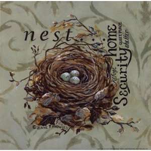 Nest Poster by Diane Knowles (8.00 x 8.00)