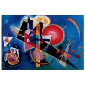  Blue Giclee Poster Print by Wassily Kandinsky, 56x38