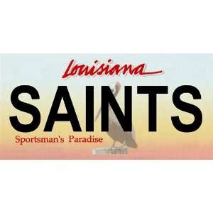 com America sports Louisiana State Background License Plates   Saints 