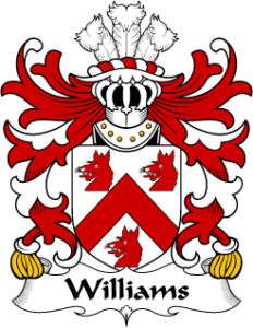 Family Crest 6 Decal  Welsh Armorial  Williams (of Pen  