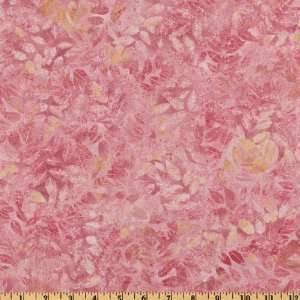   Wide Fallen Leaves Rose Pink Fabric By The Yard Arts, Crafts & Sewing