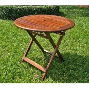  Round Folding Table with Folding Legs   32 Patio, Lawn 