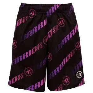  Warrior Black/Purple Corp Lacrosse Shorts Sports 