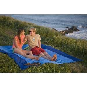  ParaSheet Beach Picnic Blanket Sky Blue/Royal Blue Sports 