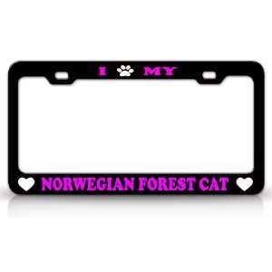 PAW MY NORWEGIAN FOREST Cat Pet Animal High Quality STEEL /METAL 