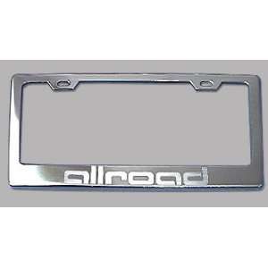  Audi Allroad Chrome License Plate Frame 