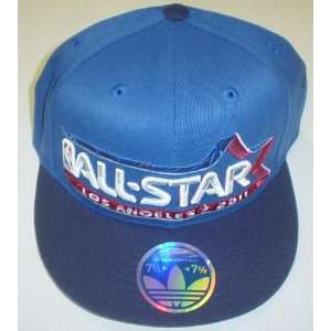  NBA All Star 2011 Flat Brim Adidas Hat Size 7 1/4 7 5/8 
