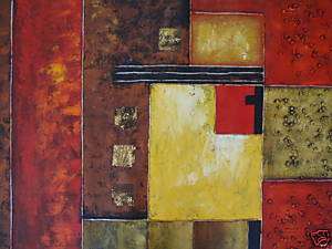 36x48 Oil Painting Art Modern Square Sofa Size Abstract  