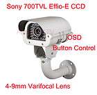 Sony 600TVL CCD 4 9mm lens Waterproof IR Surveillance Security 