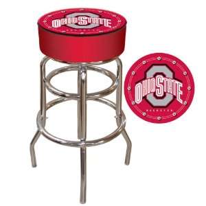  Ohio State University Logo Padded Bar Stool Sports 