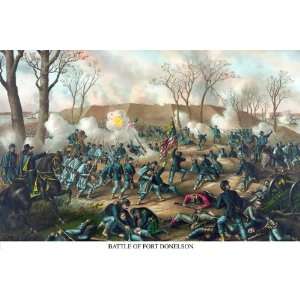  Battle of Ft. Donelson 16X24 Canvas