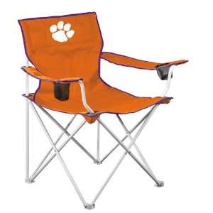  Logo Chairs 123 12 Clemson Deluxe Outdoor Folding Chair 