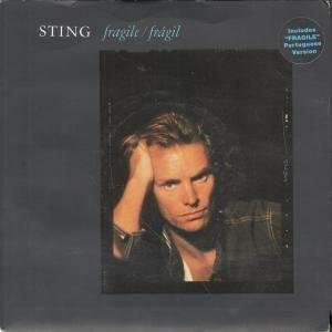  FRAGILE 7 INCH (7 VINYL 45) UK A&M 1988 STING Music