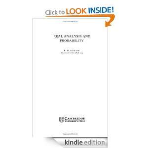   in Advanced Mathematics) R. M. Dudley  Kindle Store