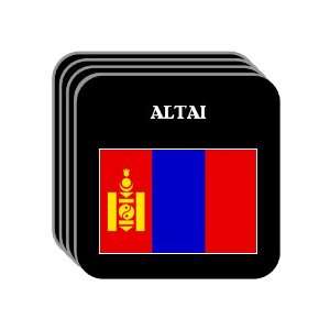  Mongolia   ALTAI Set of 4 Mini Mousepad Coasters 