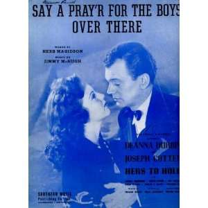   1943 Sheet Music from Hers to Hold with Deanna Durbin, Joseph Cotten
