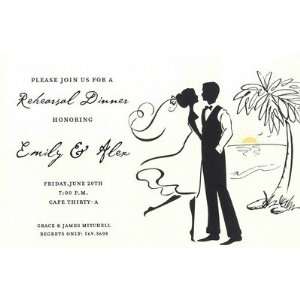 Beachside Wed, Custom Personalized Save The Date Invitation, by 