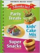 Books in 1 Party Treats/Kids Cake Mix/Super Snacks Cookbook