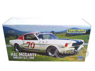 Brand new 118 scale diecast model of Hal McCarty 1966 Shelby G.T. 350 