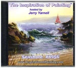 Jerry Yarnell dvd SEASHORE acrylic painting art video  
