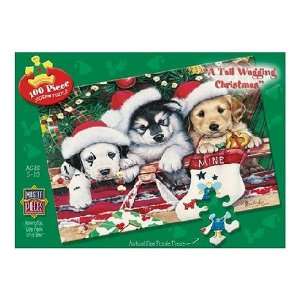  Master Pieces A Tail Wagging Christmas 100 Piece Jigsaw 