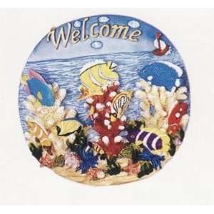  FISH 3 D Welcome Wall Plaque Sign *NEW*