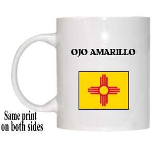  US State Flag   OJO AMARILLO, New Mexico (NM) Mug 