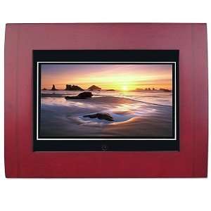  7 Inch TFT LCD Digital Photo Frame &  Player (Wood 
