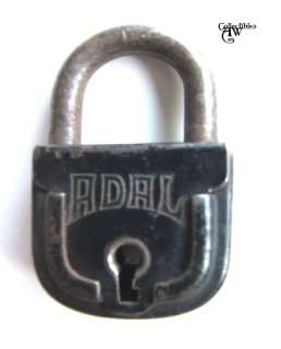 Vintage ADAL Tiny Iron Padlock, 1930s  