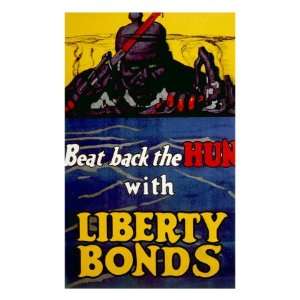 World War I American War Bonds Poster by Fred Strothmann, 1918 Premium 