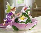 Whimsical Fairy & Flowers Indoor Lighted Indoor Water F