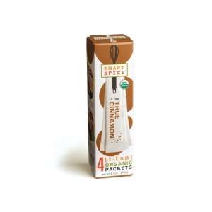 Smart Spice Organic True Cinnamon, Net Wt. 0.4 Ounce Boxes (Pack of 6 