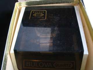 BEAUTIFUL BULOVA SPACEVIEW AMERICAN WATCH BOX & PAPERS  
