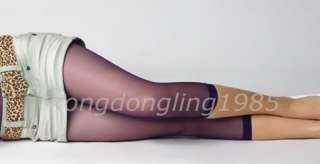 Ladies Sexy Coforful Sheer Nylon Capris Tights Leggings  