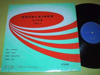 ROYALAIRES Live Vol. 1 EX+ US LP 1966 ORIGINAL Acid Archives Pokora 