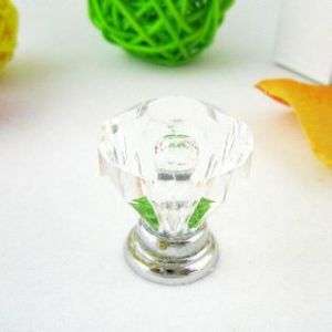 Knobs Clear Crystal Cabinet Drawer Acrulic Knob New  