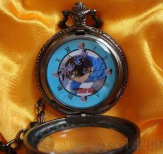  New Anime Manga Cosplay Detective Conan Pocket Watch 