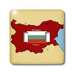 777images Flags and Maps   The map and flag of Bulgaria with Bulgaria 