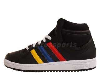 Adidas Top Ten Hi J Black Colorful New Youth Kids Classic Casual Shoes 