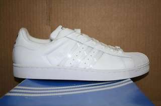 Adidas Superstar 2 II Originals Leather Mens White Shoes 012173 sz 14 