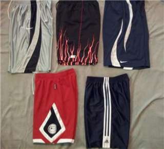   athletic shorts shirts 20pc lot Large 14 16 Under Armour Nike Adidas