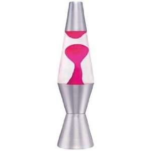  Clear Liquid and Pink Wax Accent LAVA ® Lamp