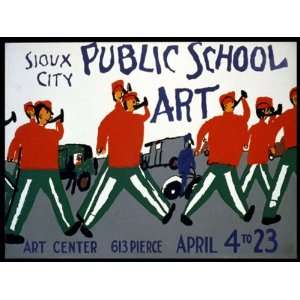  PUBLIC SCHOOL ART SIOUX CITY UNITED STATES AMERICAN US USA 