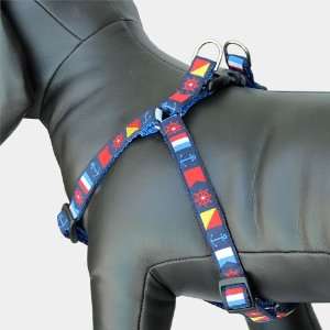  Nautical Step In Dog Harness, Anchors Away