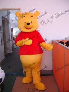 Winnie the Pooh Bear ADULT SIZE CARTOON MASCOT COSTUM  